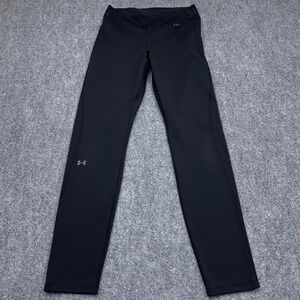 Under Armour Leggings Womens S Black ColdGear Base 4.0 Thermal Fitted Base Layer